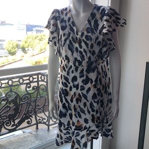 Snow animal print dress